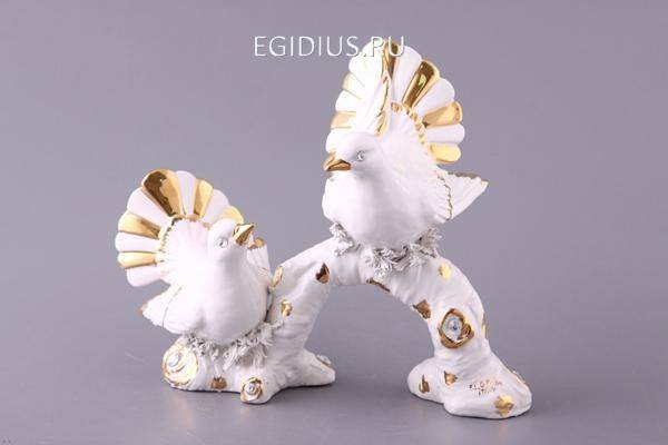 Статуэтка "голуби" высота=23 см.длина=29 см. 320-738 фото 1 &mdash; Egidius.ru