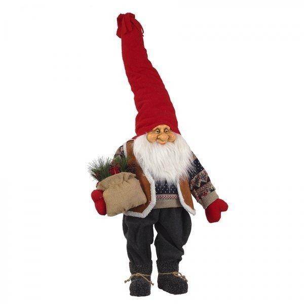 Игрушка мягконабивная "Санта", 40х23х95см 84-0086 фото 1 — Egidius.ru