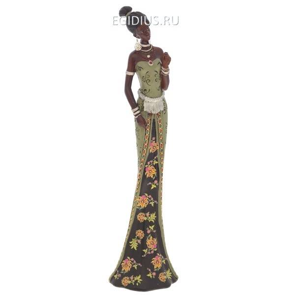 Фигурка декоративная Африканка, L9,5 W7,5 H35 см 81-1451 фото 1 &mdash; Egidius.ru