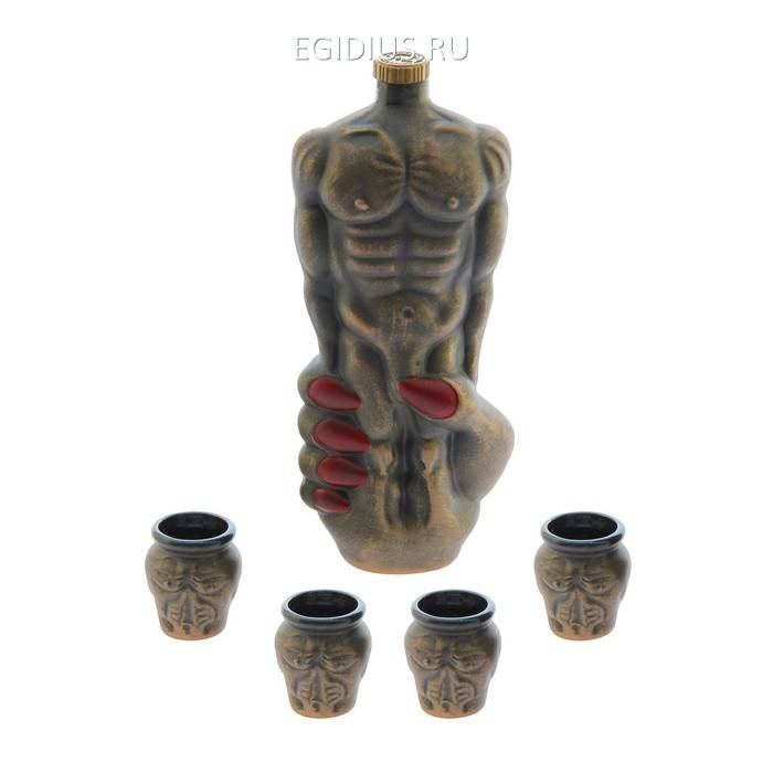 Набор водочно-коньячный "Аполлон" 5 предметов   806-040 фото 1 &mdash; Egidius.ru