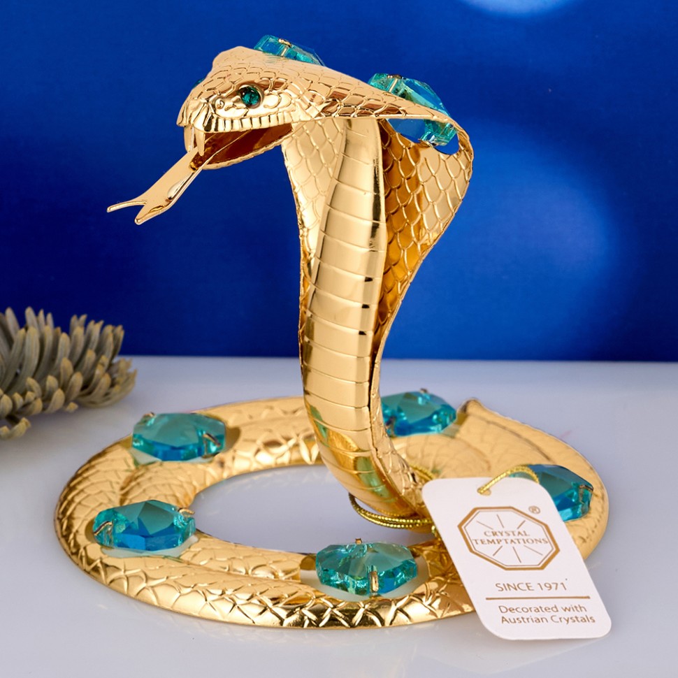 Фигурка сваровски змея 9 см 3-2-197 фото 1 — Egidius.ru