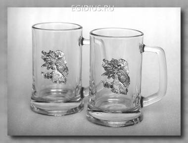 Набор пивных кружек 55299 &quot;На кабана     300мл.   72-0044 — Egidius.ru