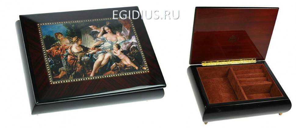 Шкатулка для ювелирных украшений MERCANTE 21*14*8см  110-816 фото 1 &mdash; Egidius.ru