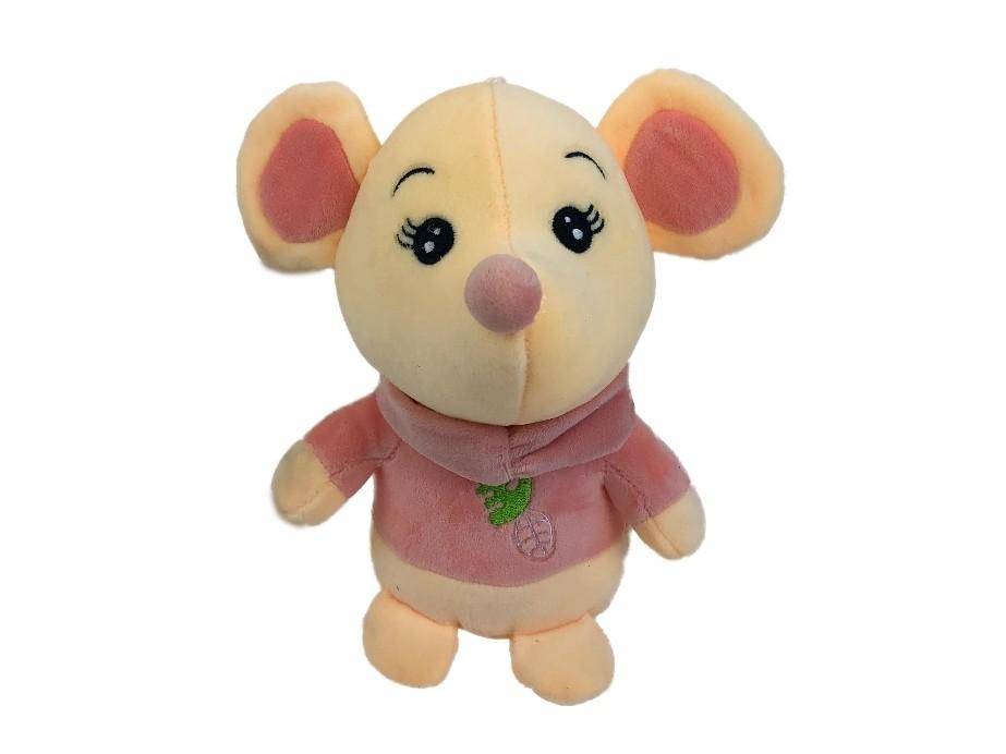 Мягкая игрушка Мышь 21 см символ года 2020 2-1-031 фото 1 — Egidius.ru