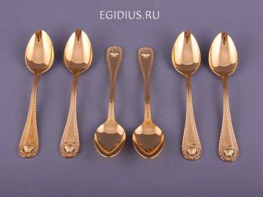 Набор десертных ложек из 6 шт &quot;медуза розенталь&quot; 314-219 — Egidius.ru