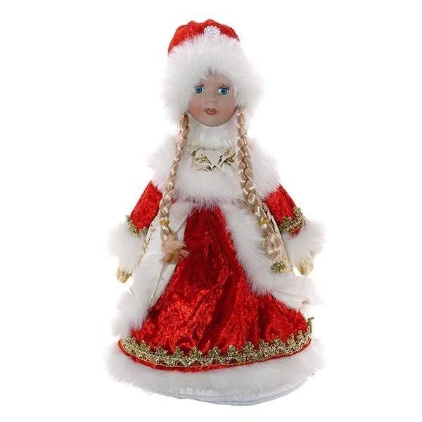 Снегурочка с ёмкостью для конфет, 17х17х38см 84-0168 фото 1 — Egidius.ru