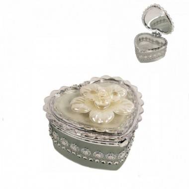 Шкатулка сердце, пластик, 9*8*5.5 см 3-4-141 — Egidius.ru