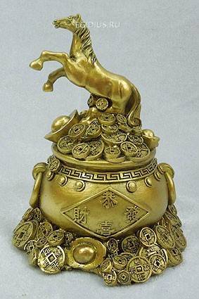 Копилка Лошадь 11*11*14см  150-005 фото 1 — Egidius.ru