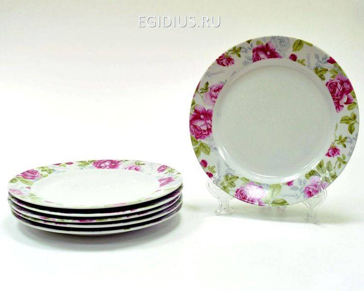 6пр. Набор тарелок 600-421 фото 1 — Egidius.ru