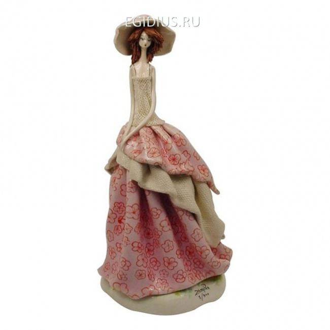 50096 Дама в розовом h 18 см 705-255 фото 1 — Egidius.ru