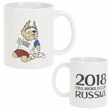 Кружка керамическая &quot;Чемпионат Мира FIFA 2018&quot; v=330мл.  406-169 — Egidius.ru