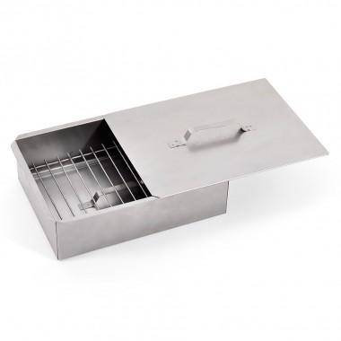 Коптильня одноярусная 380х280х140 мм с поддоном, нержавеющ сталь 0,5 мм 42-0022 — Egidius.ru