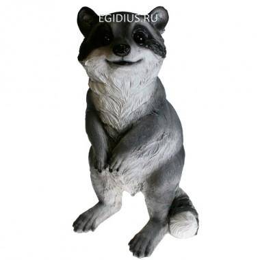 Фигура декоративная Енот, L26.5W20H36 см 81-6408 — Egidius.ru