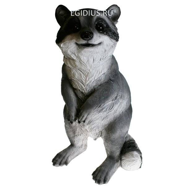 Фигура декоративная Енот, L26.5W20H36 см 81-6408 фото 1 — Egidius.ru