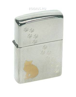 Cat Зажигалка Zippo 4*6см 100-437 фото 1 — Egidius.ru