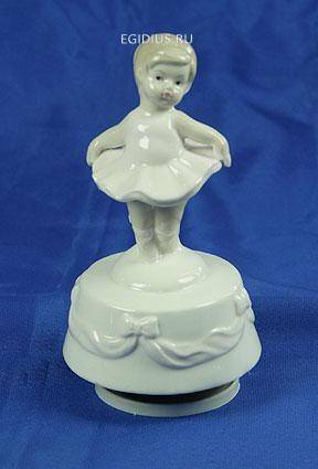 Фигурка декоративная "Балерина" музыкальная 8*8*9см 113-064 фото 1 — Egidius.ru