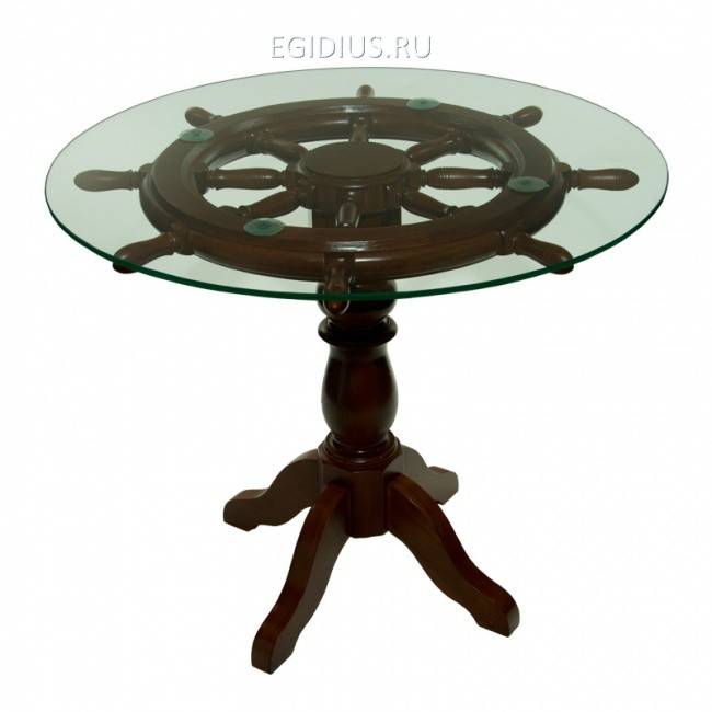 Столик  "Штурвал", d.70x60h. 700-618 фото 1 — Egidius.ru