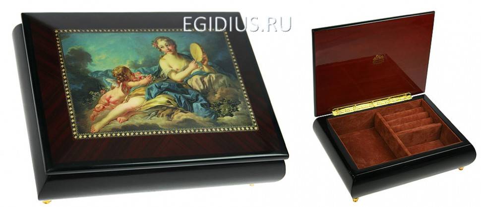 Шкатулка для ювелирных украшений MERCANTE 21*14*8см  110-817 фото 1 &mdash; Egidius.ru