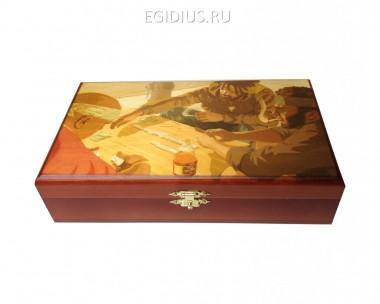 Домино в шкатулке &quot;Игра&quot; 31-0900 — Egidius.ru