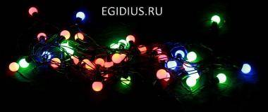 Елочная электрогирлянда Рождественские огоньки на 40 ламп 500см  150-301 — Egidius.ru