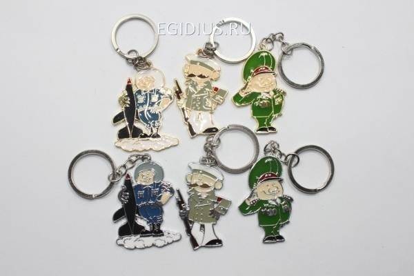 Брелок, 6в, L3,6 W0,5 H4,8см 81-0823 фото 1 — Egidius.ru