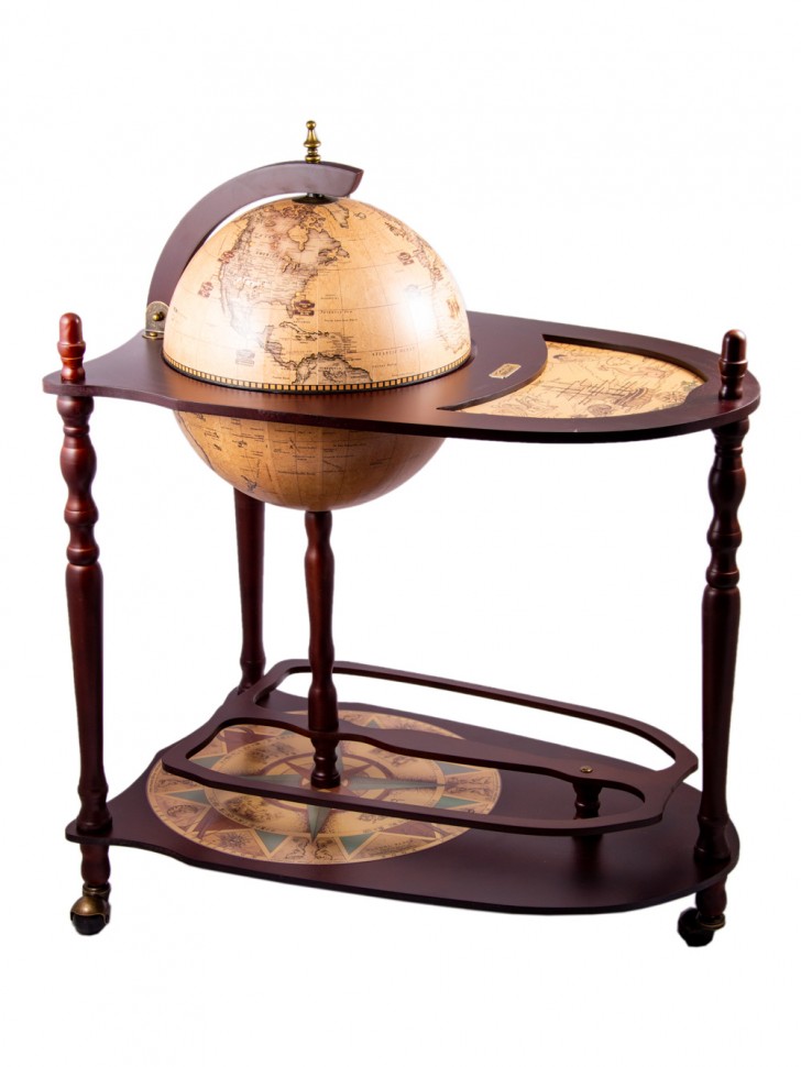 Глобус-бар Brigant напольный d=33см, 70*45*88см 100-011 фото 1 — Egidius.ru