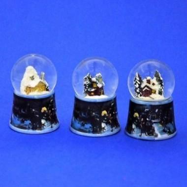 Водяной шар зимный домик&quot; 4вида. d=5см 3-1-207 — Egidius.ru