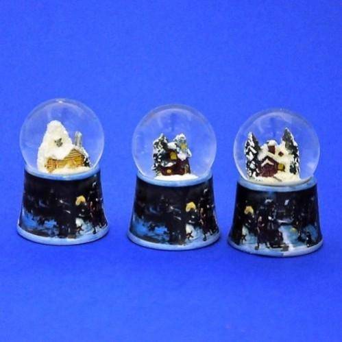 Водяной шар зимный домик" 4вида. d=5см 3-1-207 фото 1 — Egidius.ru