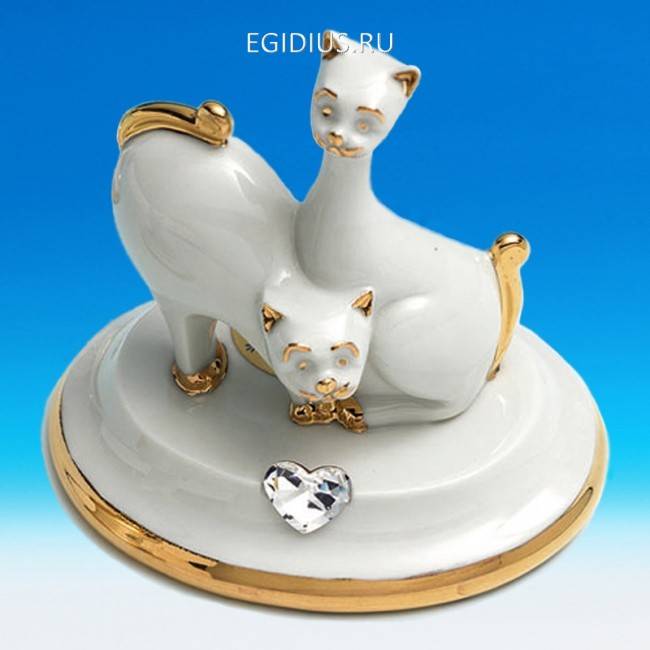 Кошки,пара  9х9см 705-023 фото 1 — Egidius.ru