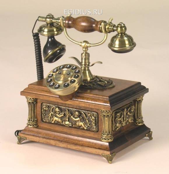 Телефон ретро 23.5*18*23.7 30-0202 фото 1 — Egidius.ru
