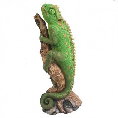 Фигура для дачи &quot;Хамелеон на ветке&quot;(акрил) L17W14H35см 81-6759 — Egidius.ru
