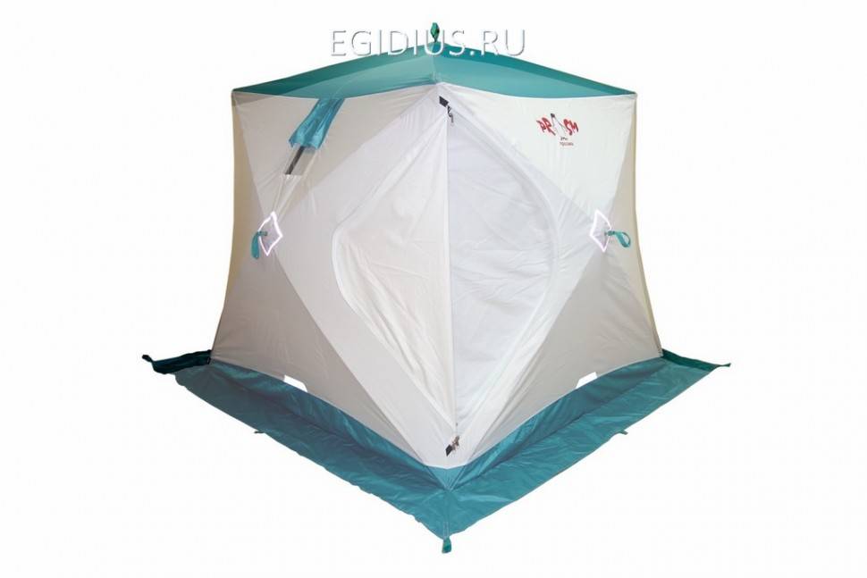 Палатка Призма Шелтерс (2 сл.) (бело/синий) 11-0645 фото 1 &mdash; Egidius.ru