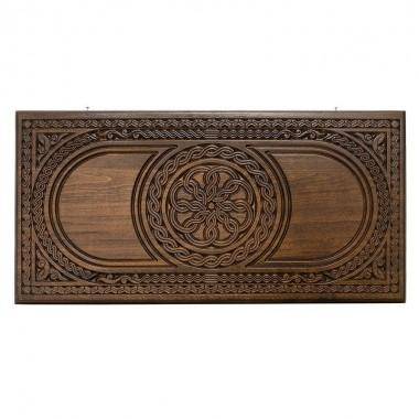 Настольная игра: Нарды резные &quot;Армянский узор-2&quot; 60, Haleyan 4-2-024 — Egidius.ru