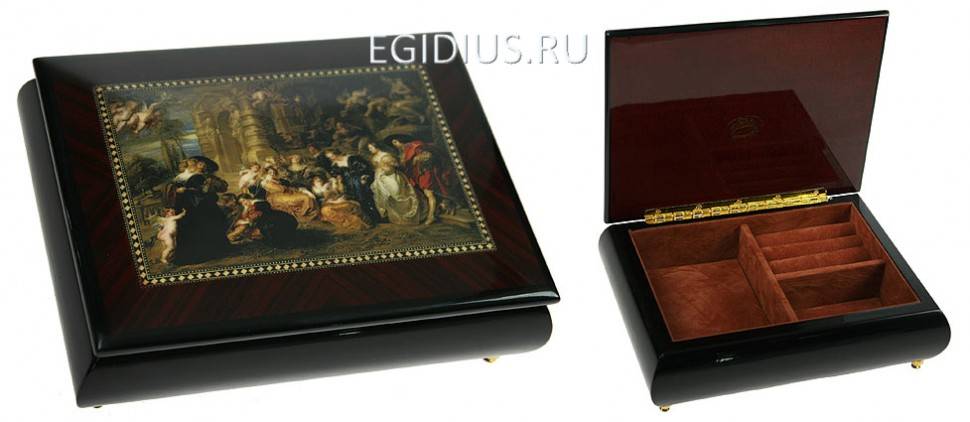 Шкатулка для ювелирных украшений MERCANTE 21*14*8см  110-818 фото 1 &mdash; Egidius.ru