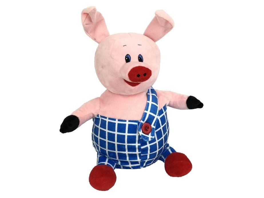 Упаковка для подарков Свинка (в ассортименте) S23 25см,   800 гр  281-176 фото 1 — Egidius.ru