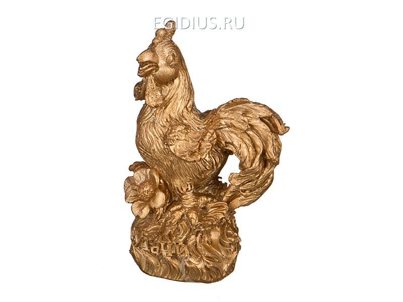 Фигурка "петух-удачи" 6.5*1*8.5см без упаковки  330-712 фото 1 — Egidius.ru