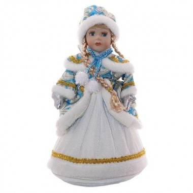 Снегурочка с ёмкостью для конфет, 17х17х38см 84-0170 — Egidius.ru