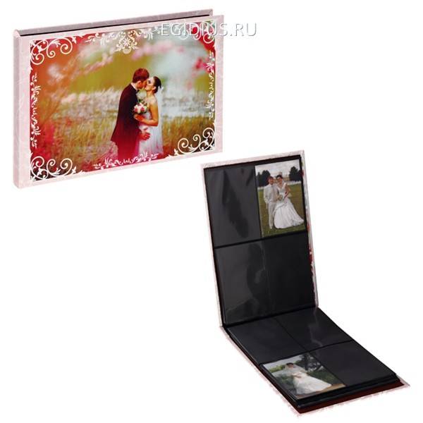 Фотоальбом на 192 фотографии (10х15 см) (шелк), L23,5 W35,5 H4 см 81-0168 фото 1 — Egidius.ru