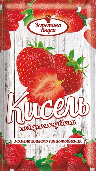 Кисель моментального приготовления со вкусом клубники 5шт по 30г 8-2-016 — Egidius.ru