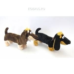 Игрушка мягконабивная Собачка, L40 см, 2 в. символ 2018 года 81-3673 фото 1 — Egidius.ru