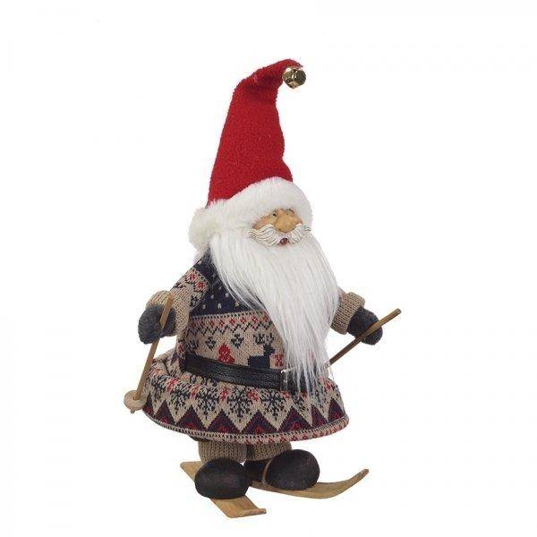 Игрушка мягконабивная "Санта", 18х18х40см 84-0089 фото 1 — Egidius.ru