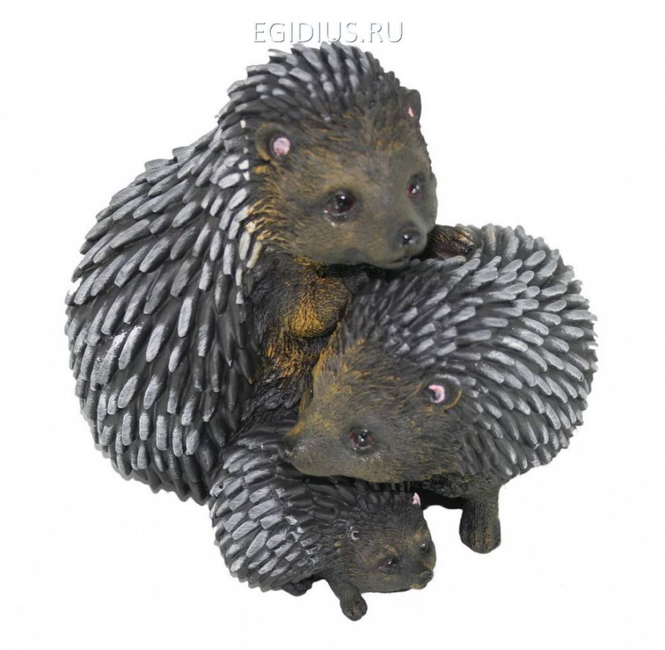 Садовая фигура: Ёжики 3 шт 19x22x18 50-0043 фото 1 &mdash; Egidius.ru