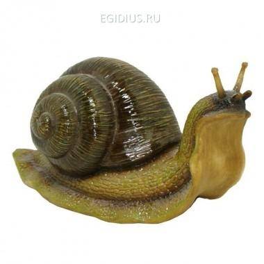Фигура декоративная садоваяУлитка средняяL27W11,5H16,5см 81-6486 — Egidius.ru