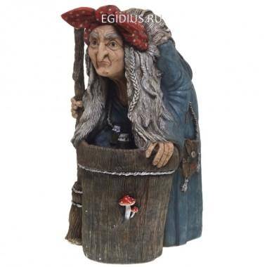 Фигура декоративная садовая &quot;Баба Яга&quot;, L65W50H85 см 81-6646 — Egidius.ru