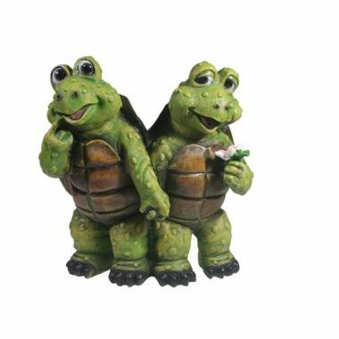 Фигура для дачи &quot;Две черепашки&quot;, L20 W11 H21 см 81-6761 — Egidius.ru