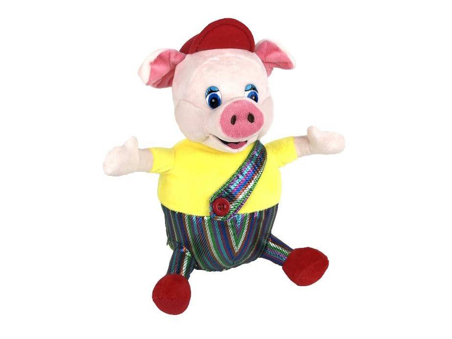 Упаковка для подарков Свинка (в ассортименте) S24 28см,  800 гр  281-177 фото 1 — Egidius.ru