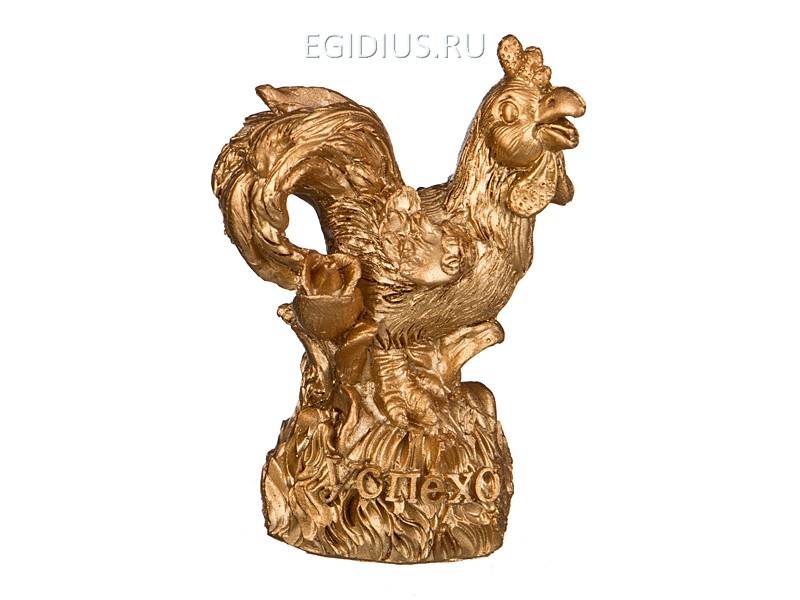 Фигурка "петух-успехов" 6.5*1*8.5см без упаковки  330-713 фото 1 — Egidius.ru