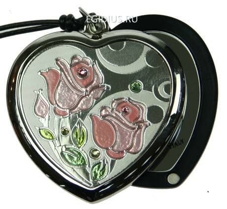 Зеркальце со стразами "LA GEER"  105-305 фото 1 — Egidius.ru