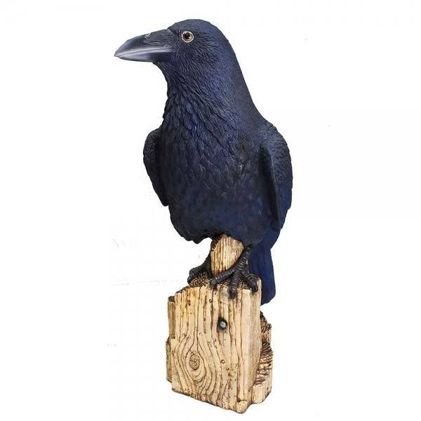 Фигура садовая "Ворон" L40W30H82 см 81-6747 фото 1 &mdash; Egidius.ru