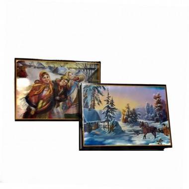 Шкатулка &quot;Палех&quot; в ассортименте 16*22см 3-4-147 — Egidius.ru